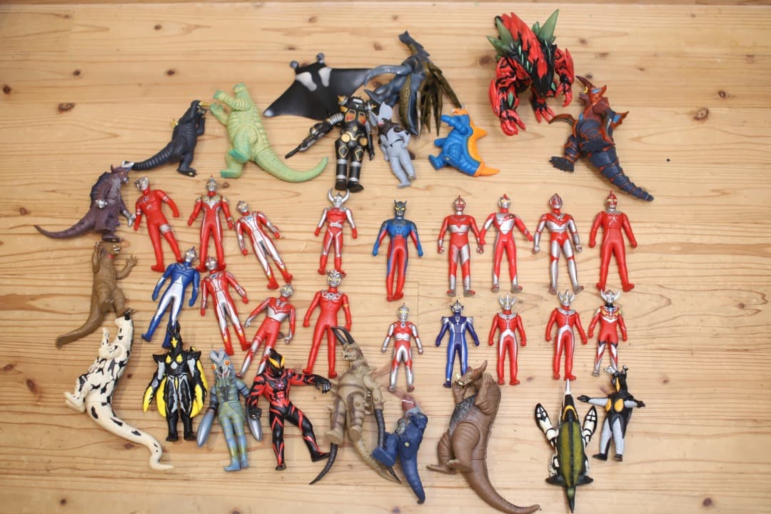 【38体セット】ウルトラマン&怪獣　ソフビ