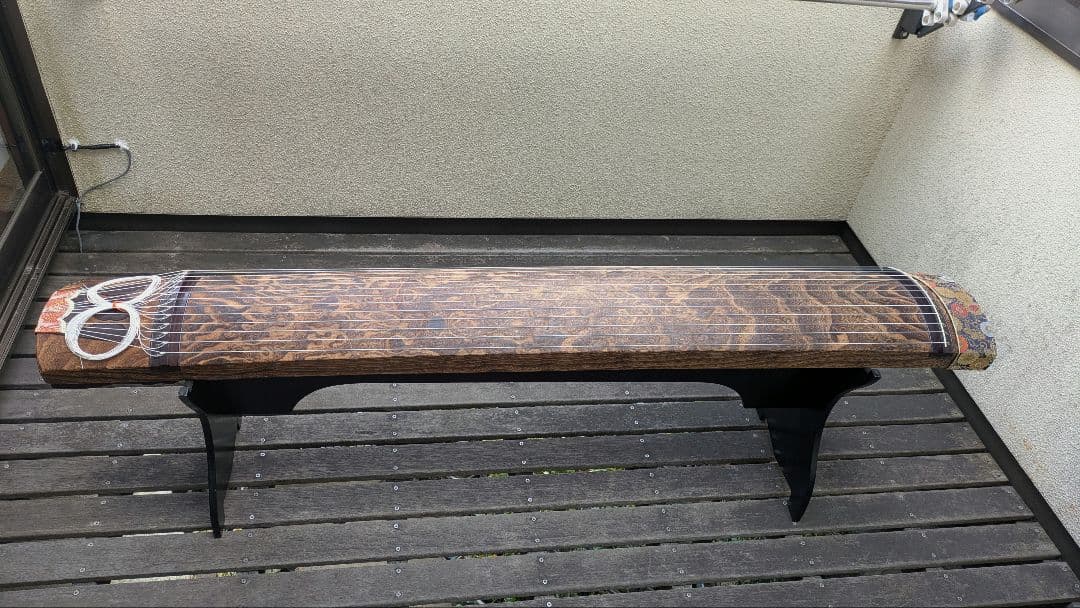 十三絃箏 上掛け式油箪 天然素材の 琴柱. 天然素材の琴柱用ケース