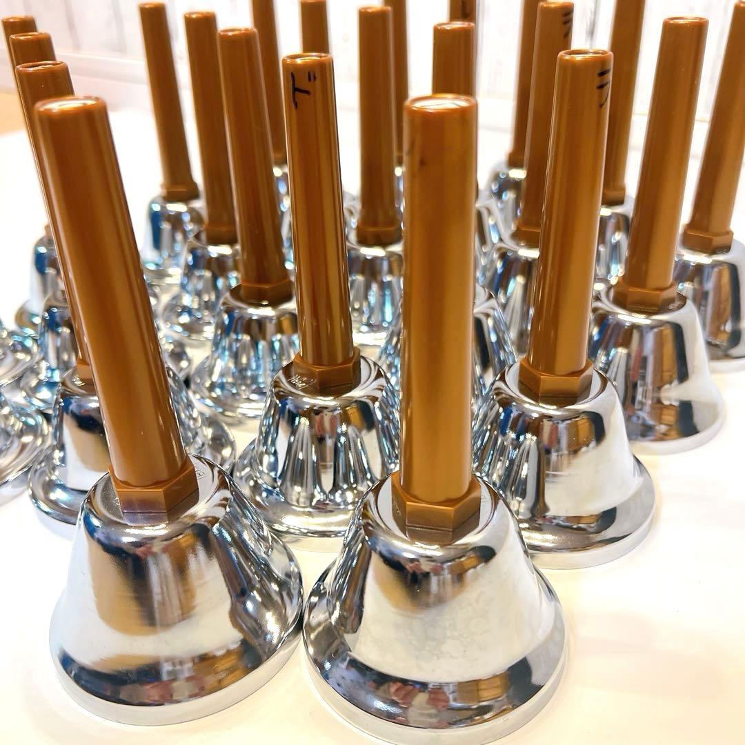 【美品】ZEN-ON 23音ハンドベル　ミュージックベル　ウチダ　全音　ゼンオン