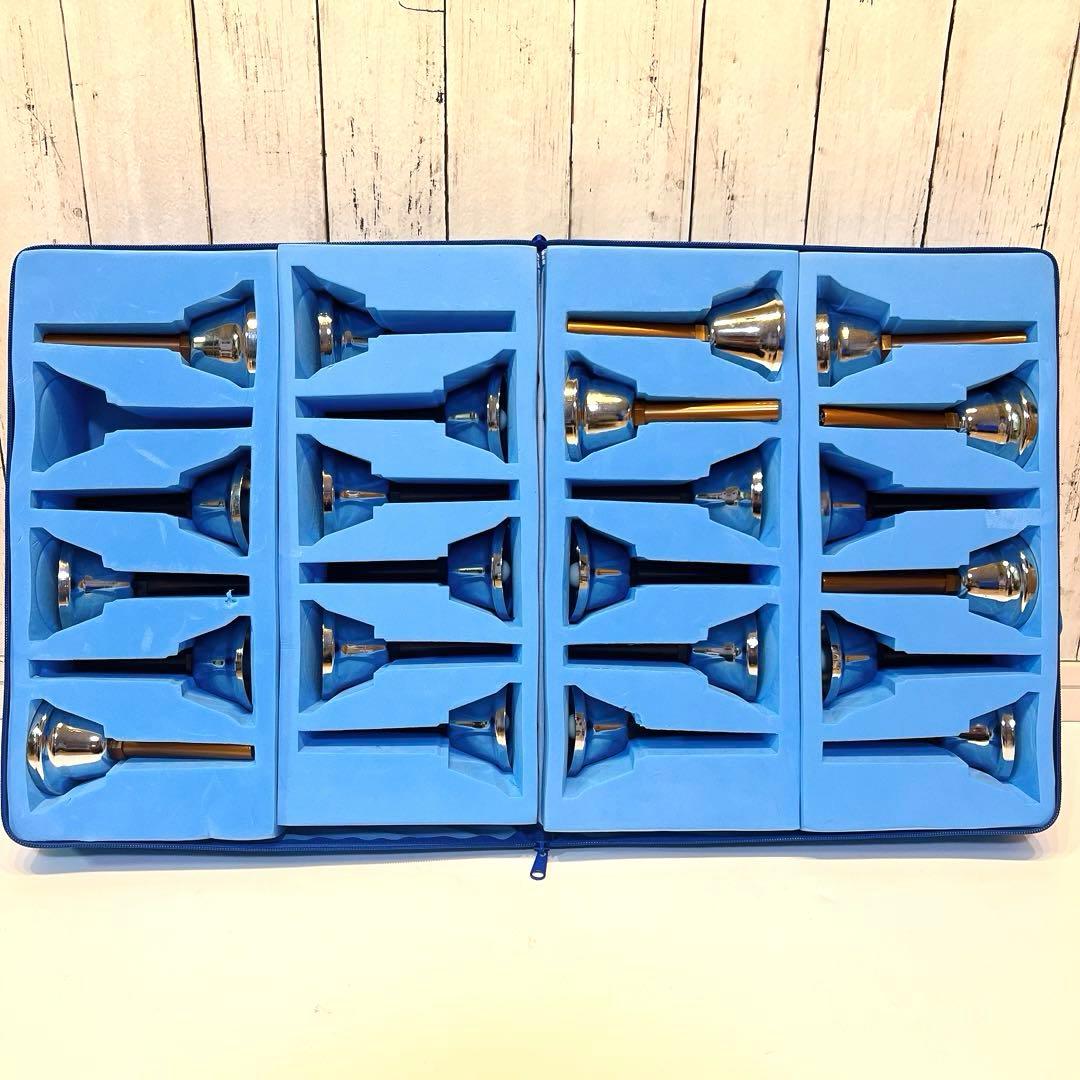 【美品】ZEN-ON 23音ハンドベル　ミュージックベル　ウチダ　全音　ゼンオン