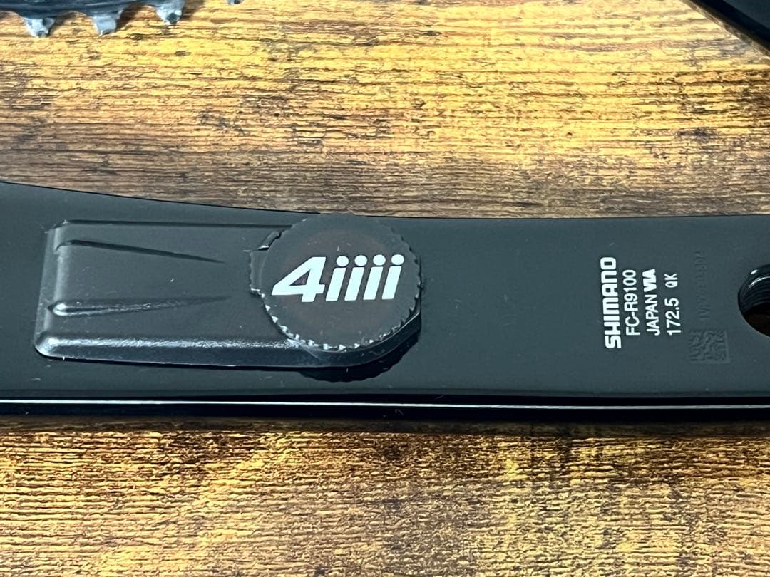 美品R9100 172.5mm 4iiiiパワーメーター付　デュラエース