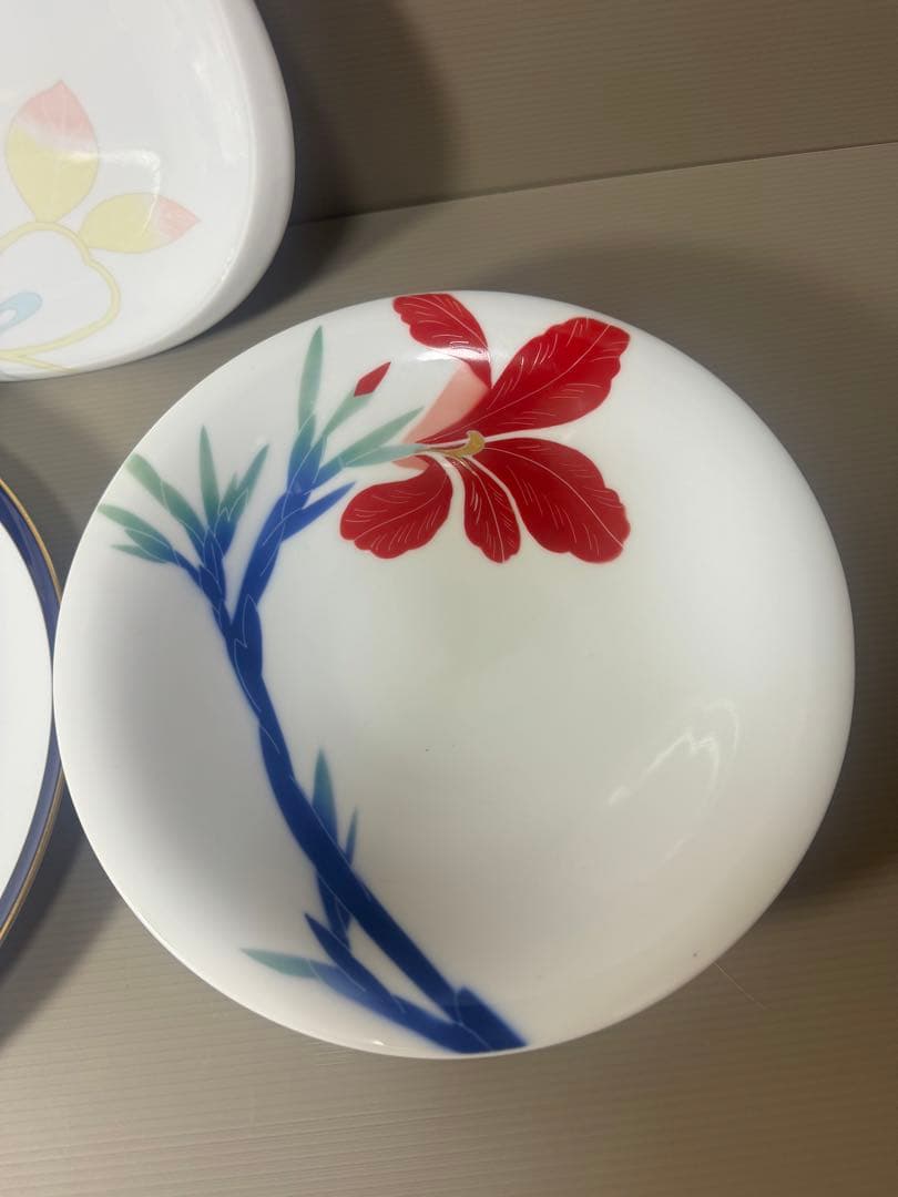 2080 香蘭社　皿　3客　未使用