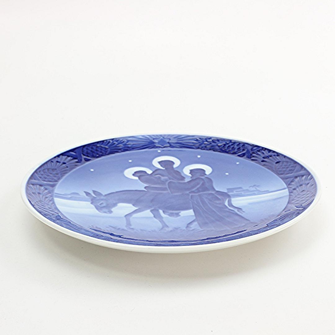 1943年製 青色陶器プレート