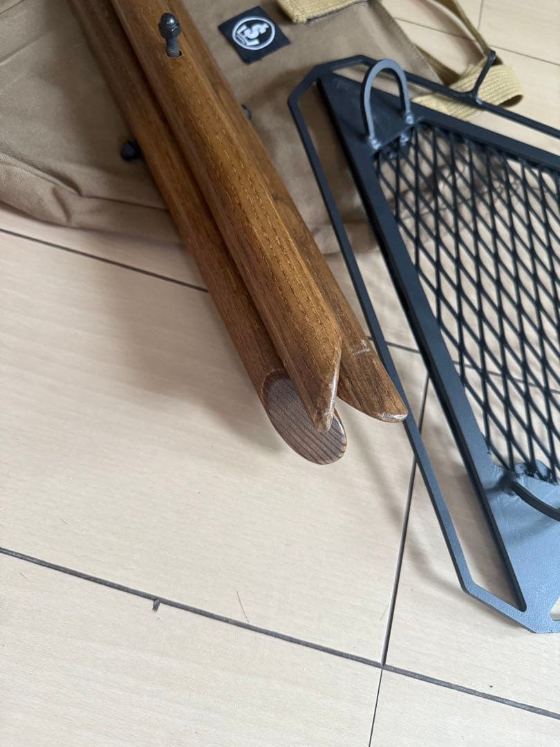 SomAbito 焚き火サイドスタンド 収納ケース付き