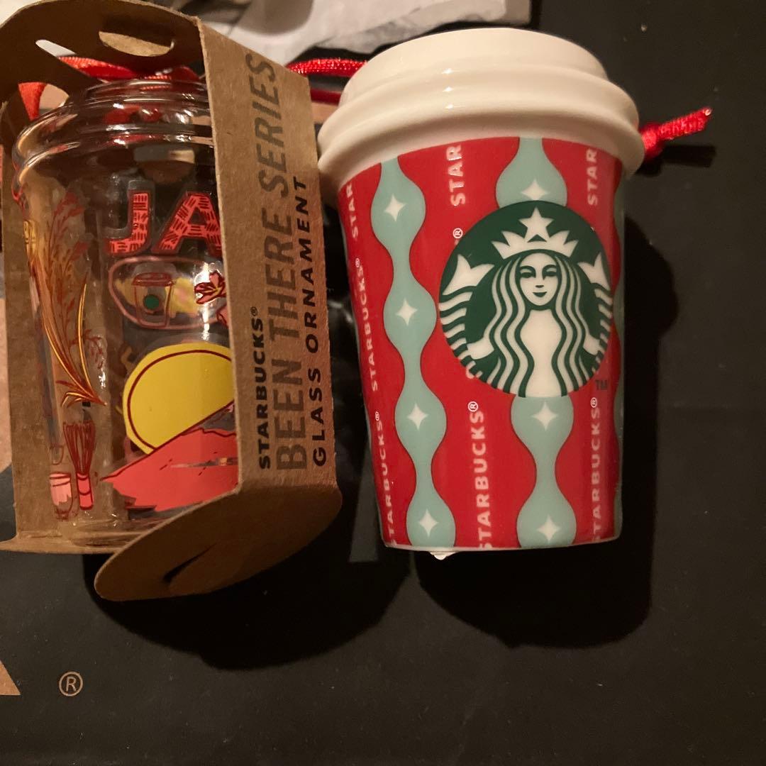 スタバ　スターバックス　リザーブ　ホリデー2022＆2025 オーナメント４種