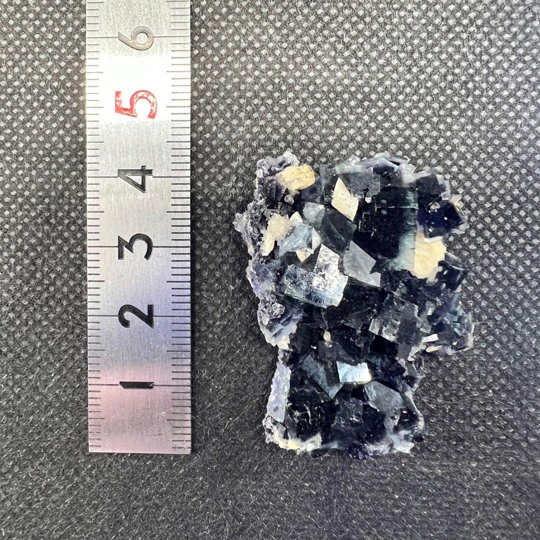 内モンゴル産　プレート型　パープルゾーニング　ライトブルーフローライト