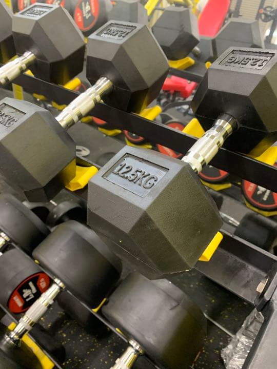 ラバーヘックス  ダンベル　60kg 2個