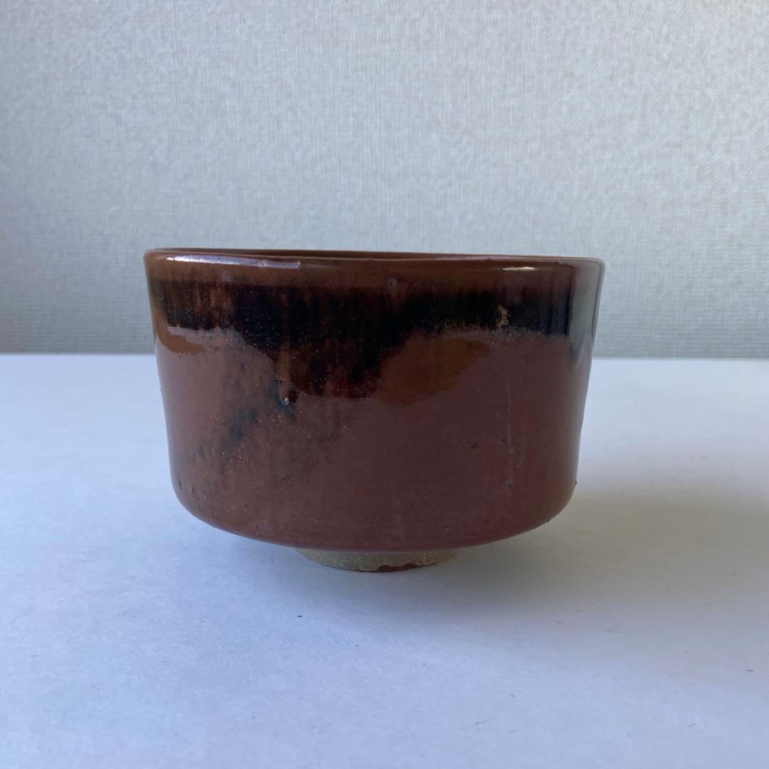 茶碗　淡海ぜぜ　陽炎園造　社紋入　真清田神社　共箱共布