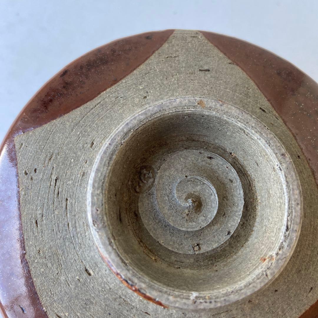 茶碗　淡海ぜぜ　陽炎園造　社紋入　真清田神社　共箱共布