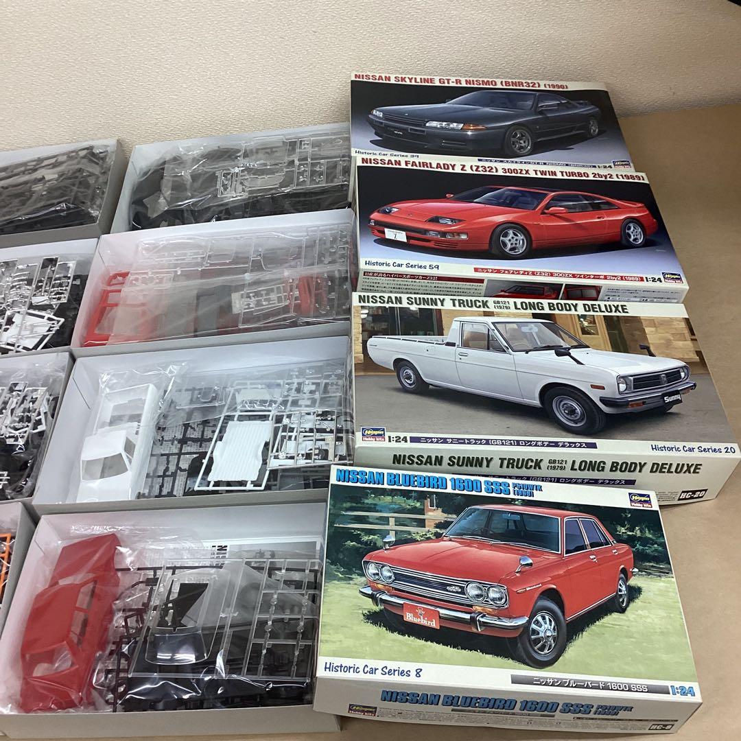 ハセガワ模型 1/24スケール 旧車・名車プラモ 8点セット 未組立品