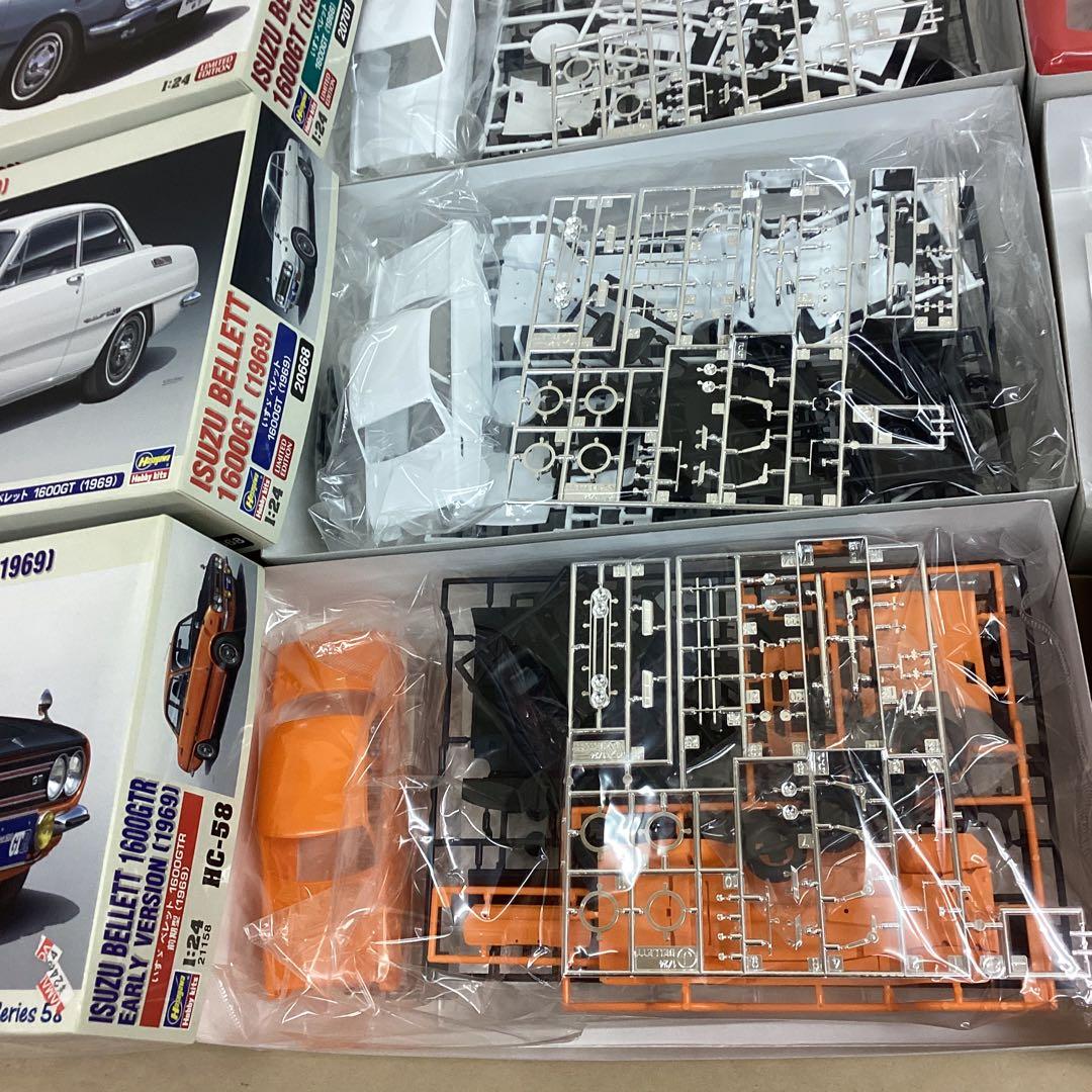 ハセガワ模型 1/24スケール 旧車・名車プラモ 8点セット 未組立品