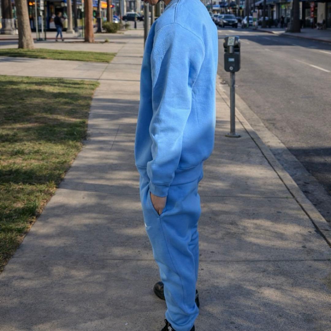 M Nike Sportswear Club フリース セットアップ 水色　上下