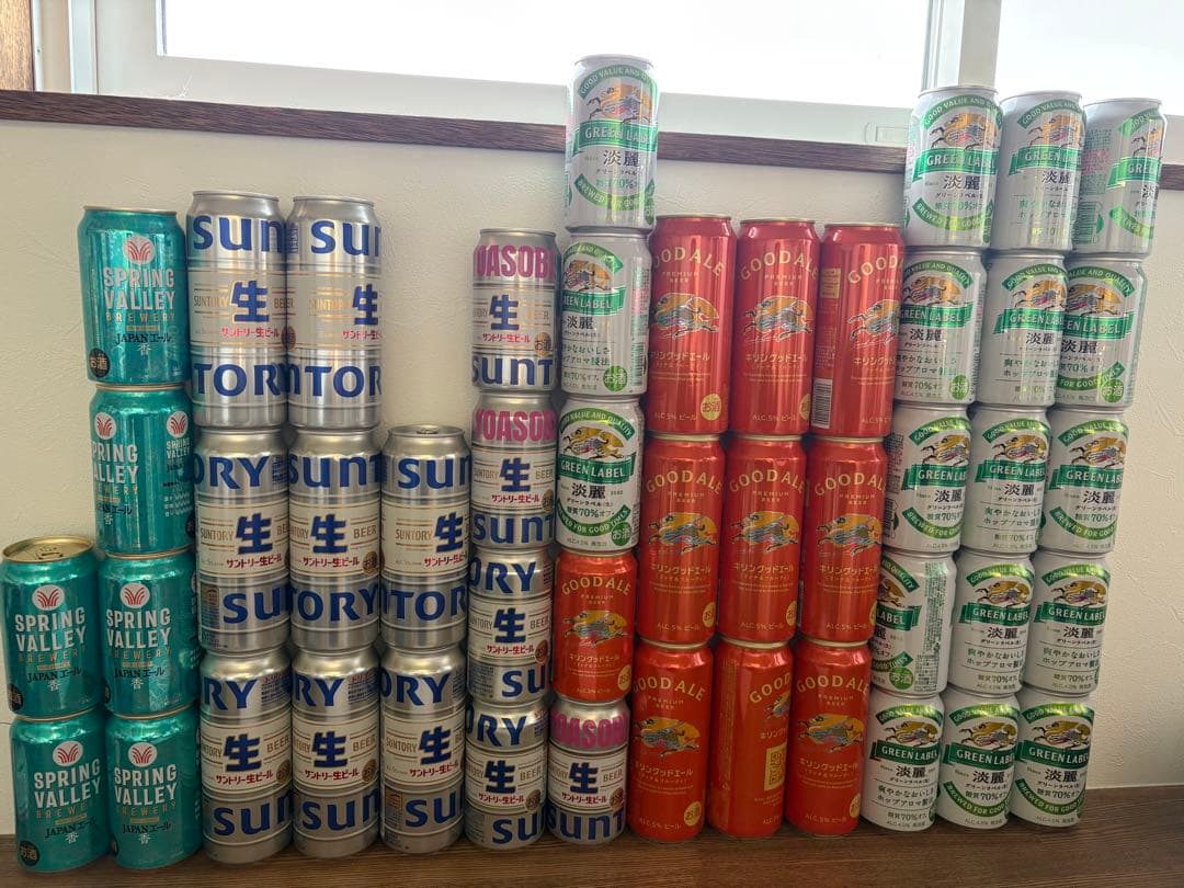 ビールまとめ売り トリプル生、グッドエールなど45本