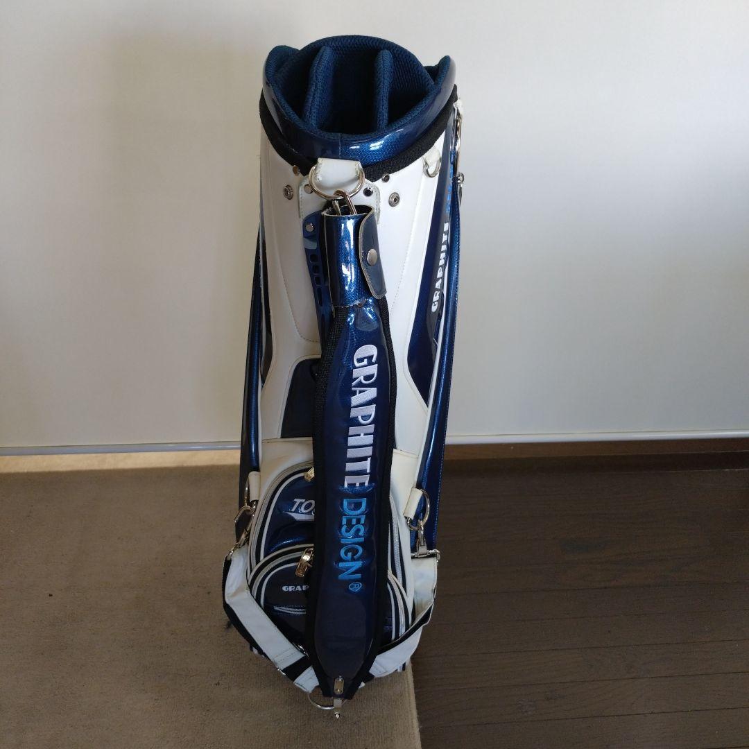 ツアーAD キャディーバック　グラファイト　デザイン