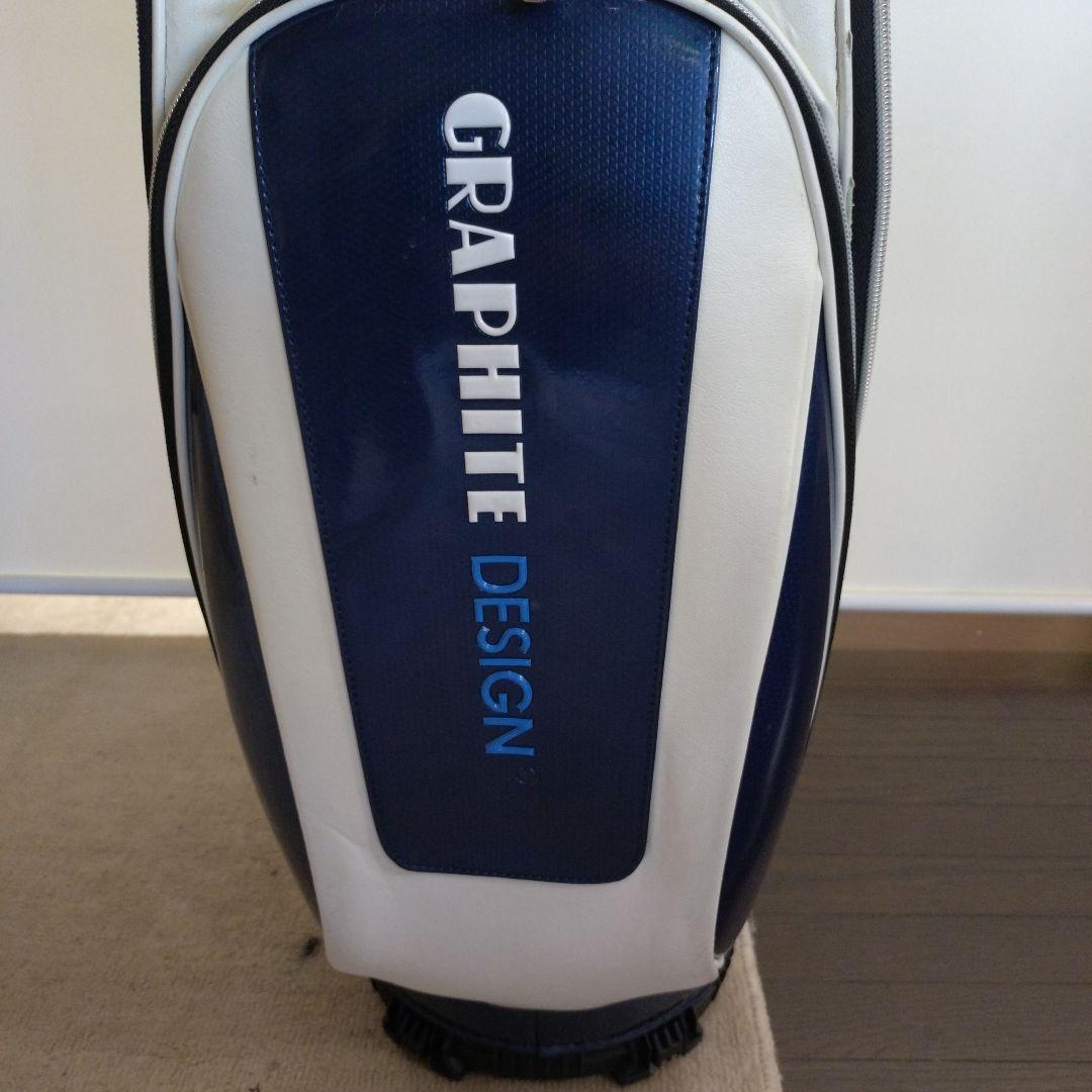 ツアーAD キャディーバック　グラファイト　デザイン