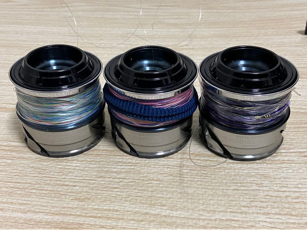 SW スピニングリール 2スプール付き　ルアーセット