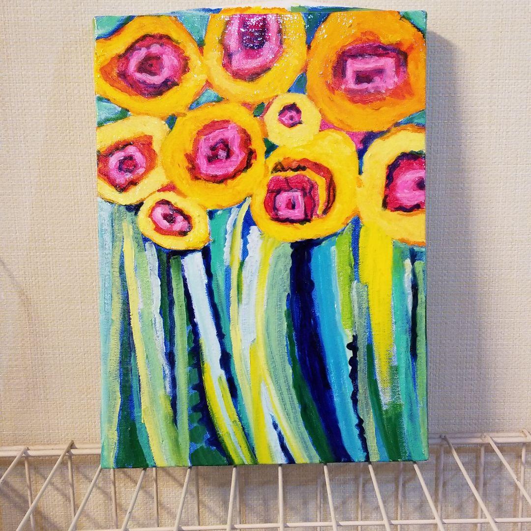 油絵　くーちゃん　コンポジション7