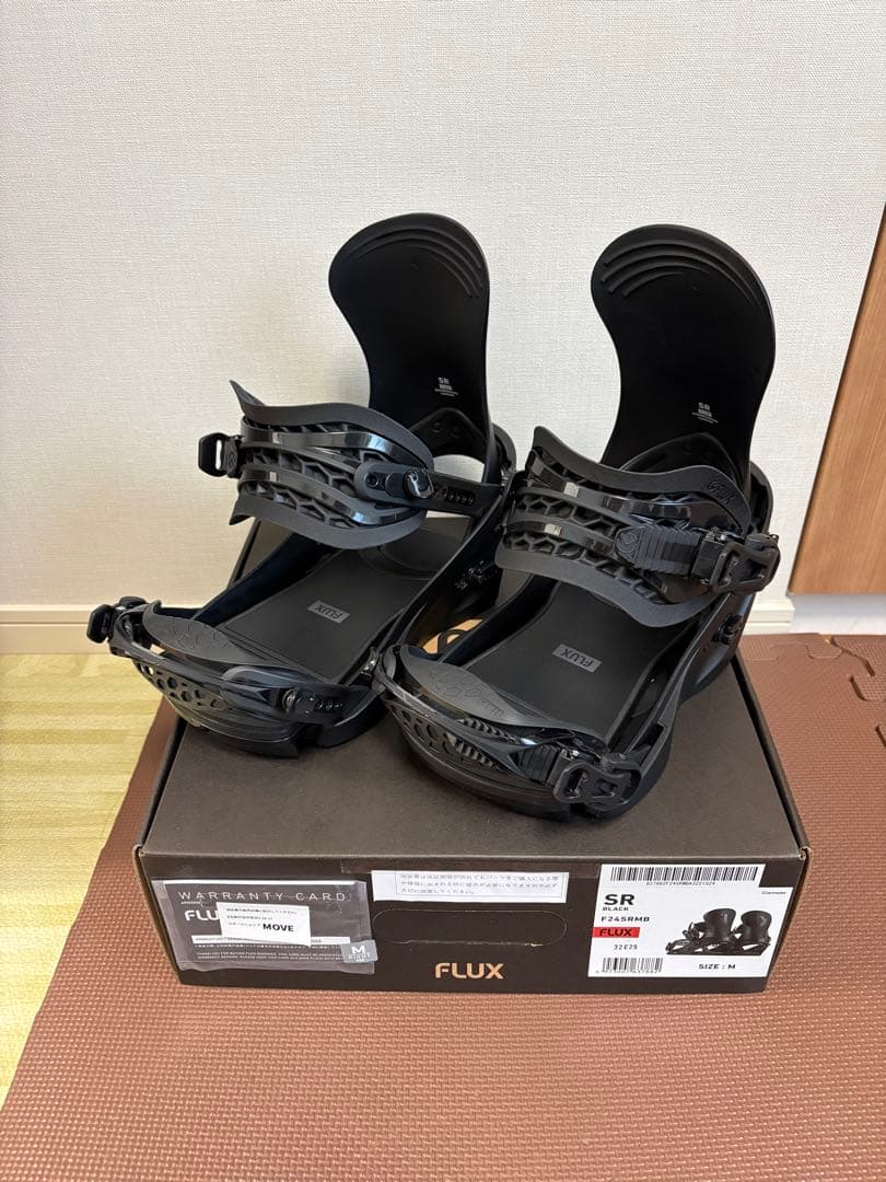 FLUX SR BLACK サイズM 22-23箱・保証書付 フラックス簡易包装