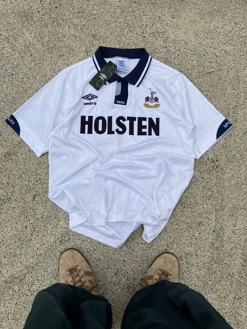 【新品タグ付き】アンブロxトッテナム/1991ユニフォーム/ゲームシャツ L英国