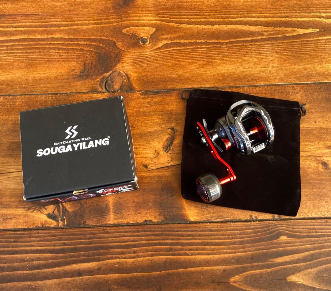 ジギングリール　船釣　左ハンドル　海釣り　ベイトリール　パワーハンドル　16kg