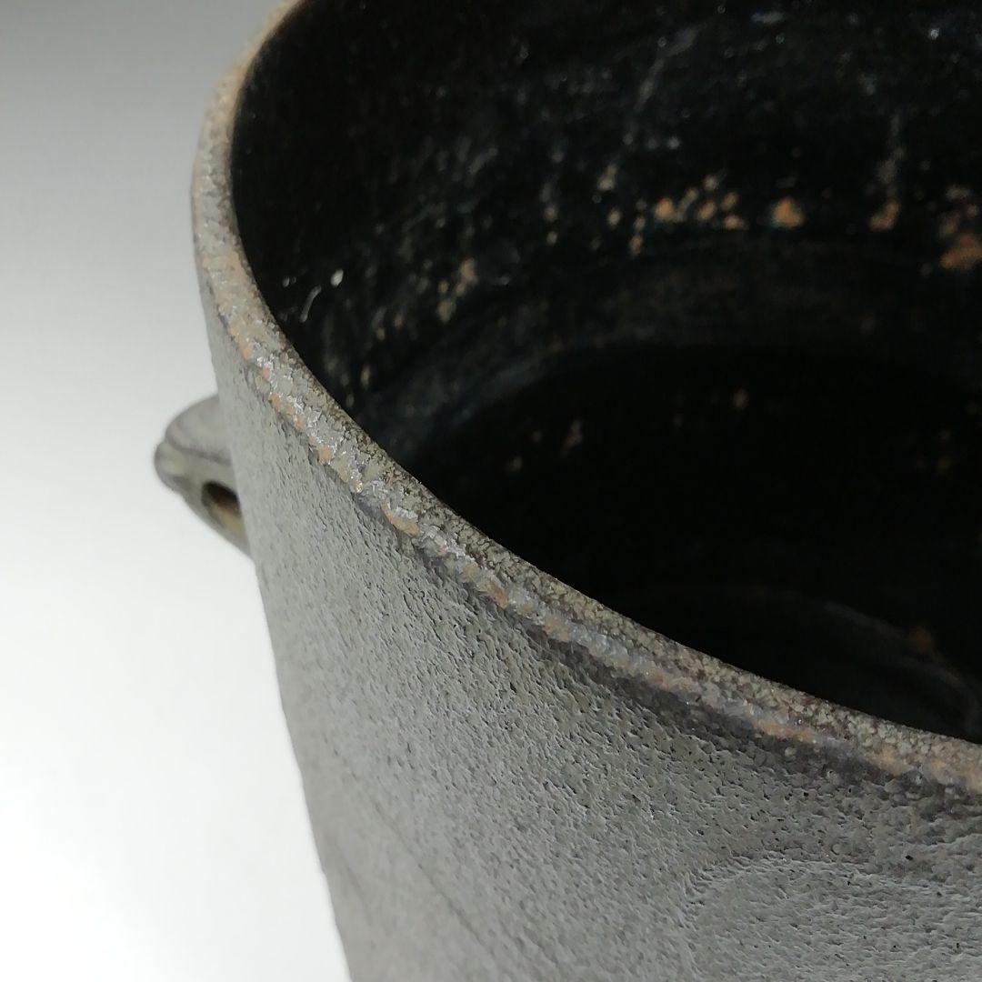 Ｗ１７５　茶釜　『雲竜釜』『釜師　菊池政光』『鉄釜』　共箱　茶道具