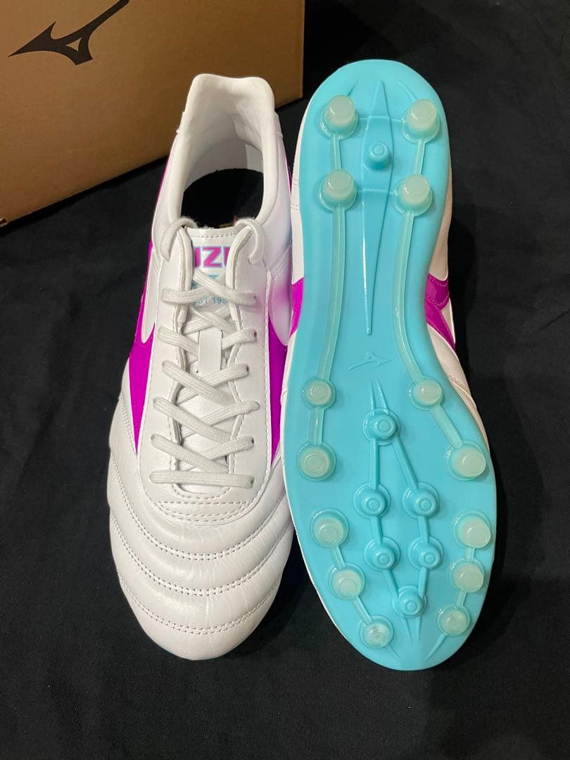 ミズノ　モレリア AG 26 限定カラー カンガルー　ホワイト　ピンク