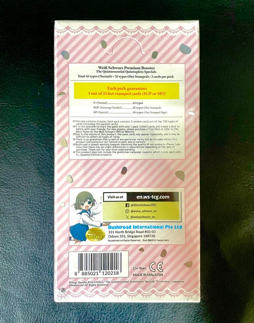 英語版WS 五等分の花嫁　プレミアブースター