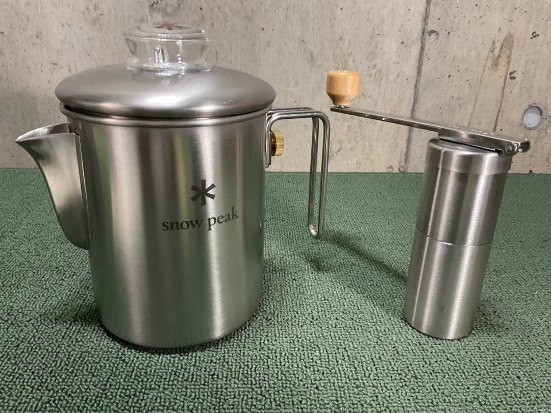 極美品 フィールドコーヒーマスター ＆ フィールドバリスタミル スノーピーク