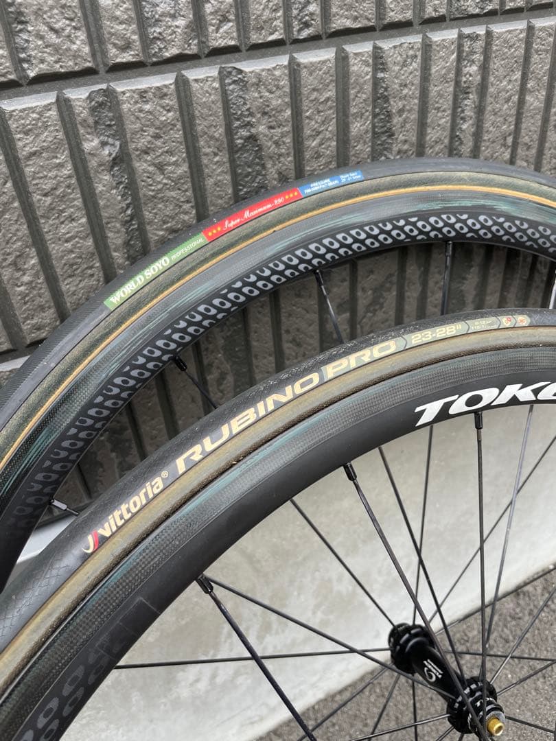 最終値下げ！TOKEN T28 カーボンホイール　1132g