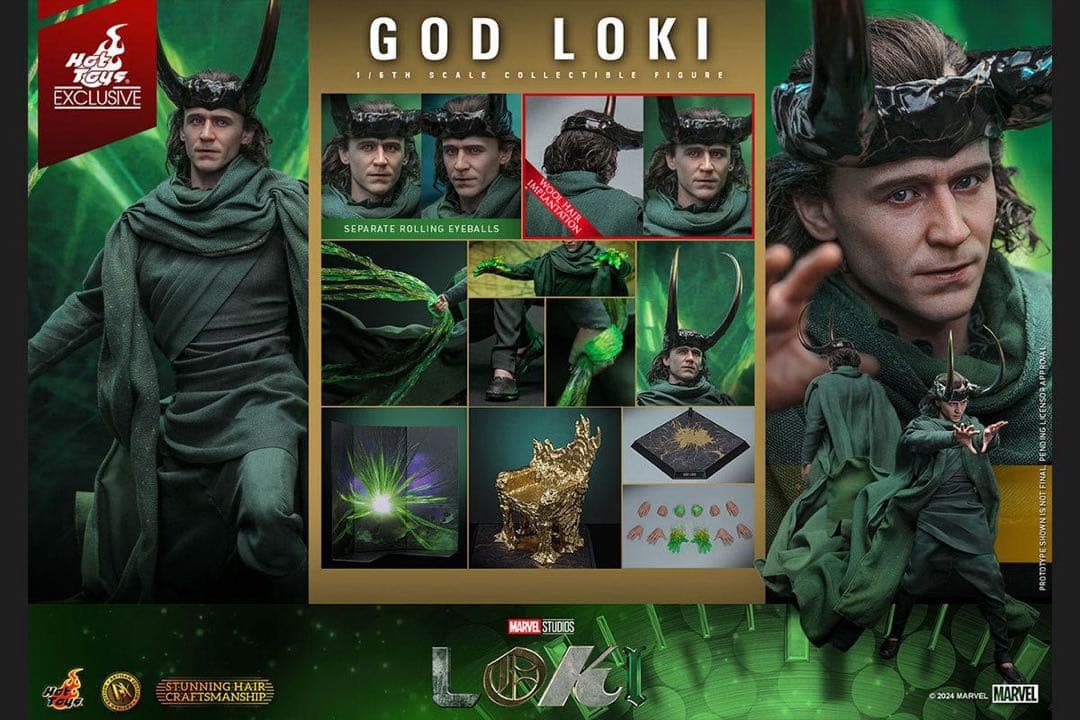 未開封　ホットトイズ　【テレビ・マスターピース DX アルチザン】 ゴッド・ロキ