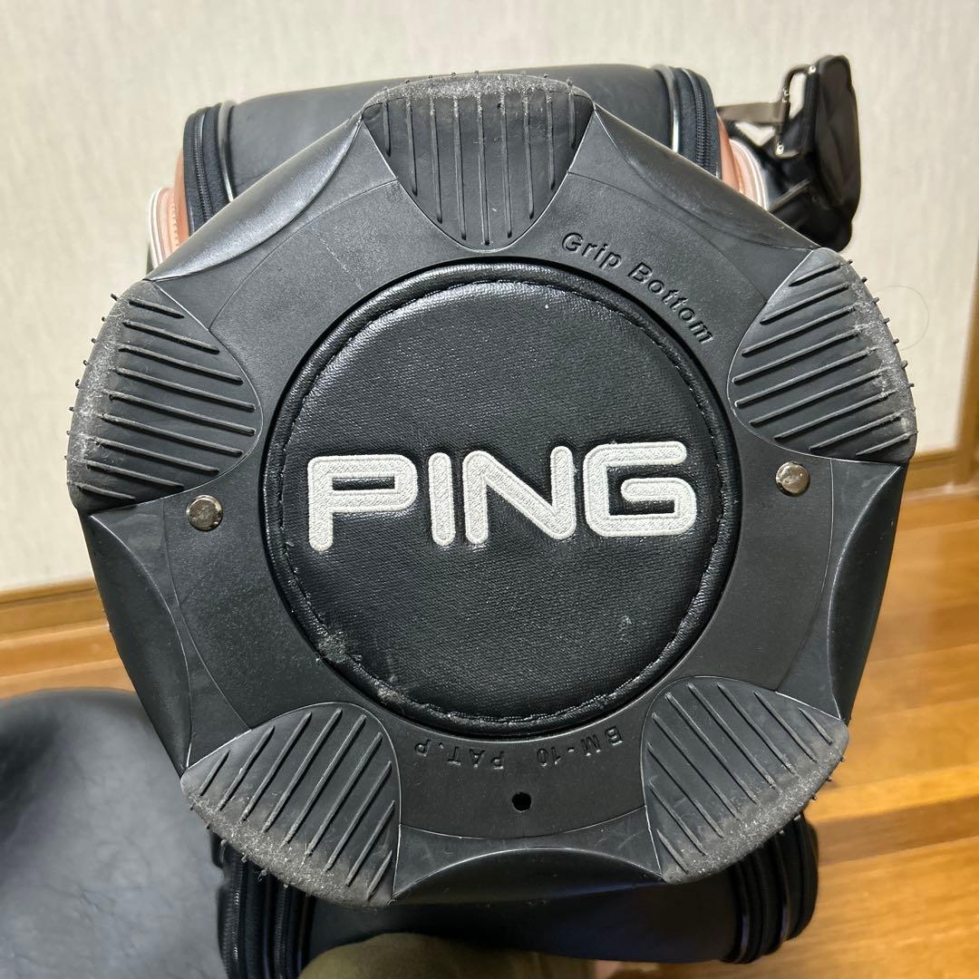 ＰＩＮＧ キャディバッグ ブラック×カッパー　2018年モデル