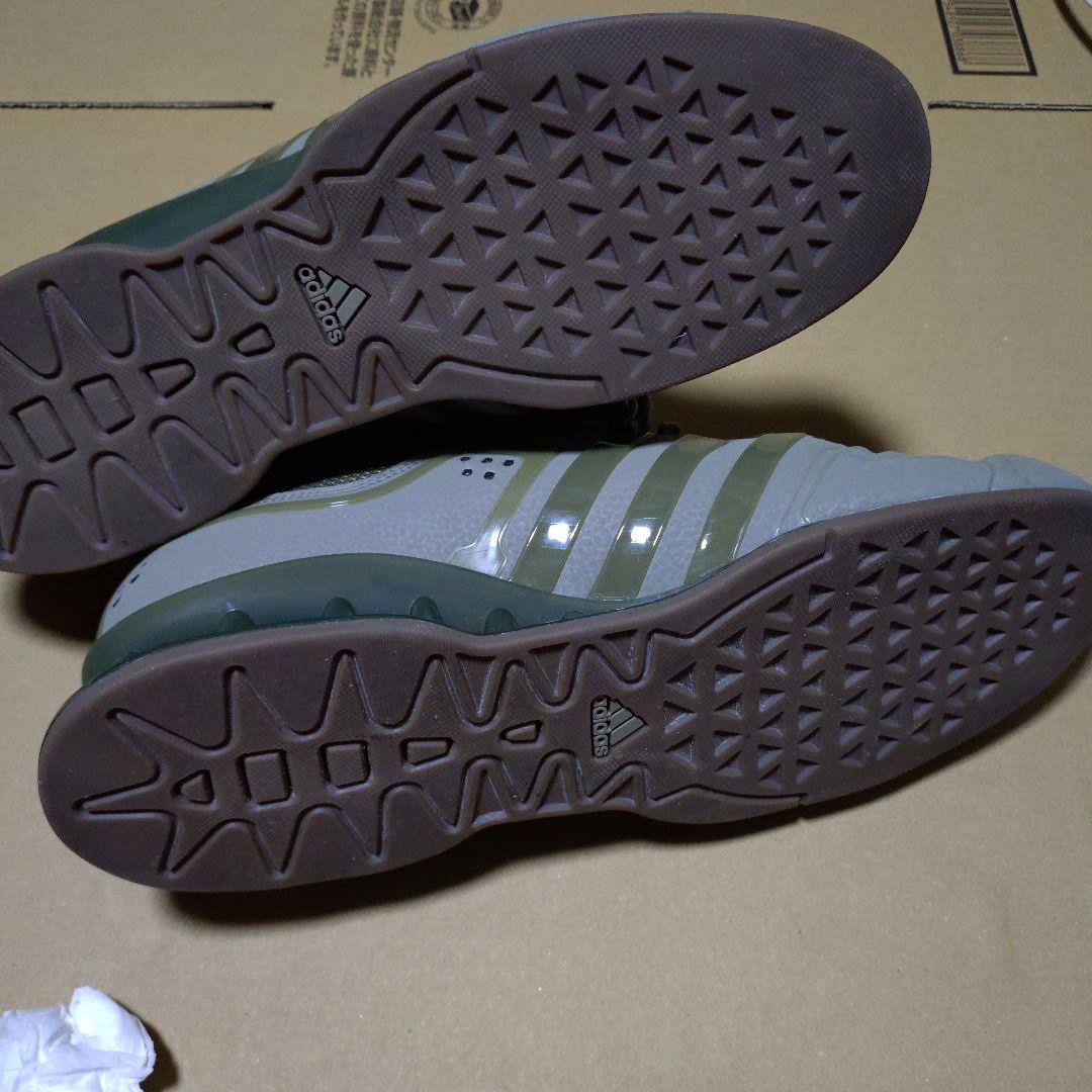 今夜のみ　adidas　アディパワー 　27.5 SBD　golds gym