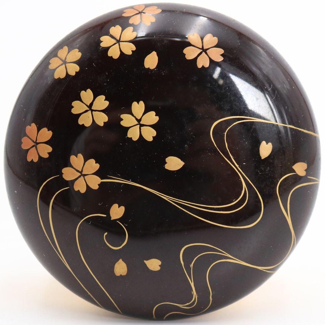 佐々木麗峰作 三詠茶器 雪月花 薄茶器 金輪寺 茶道具 共箱　AP590　NT9