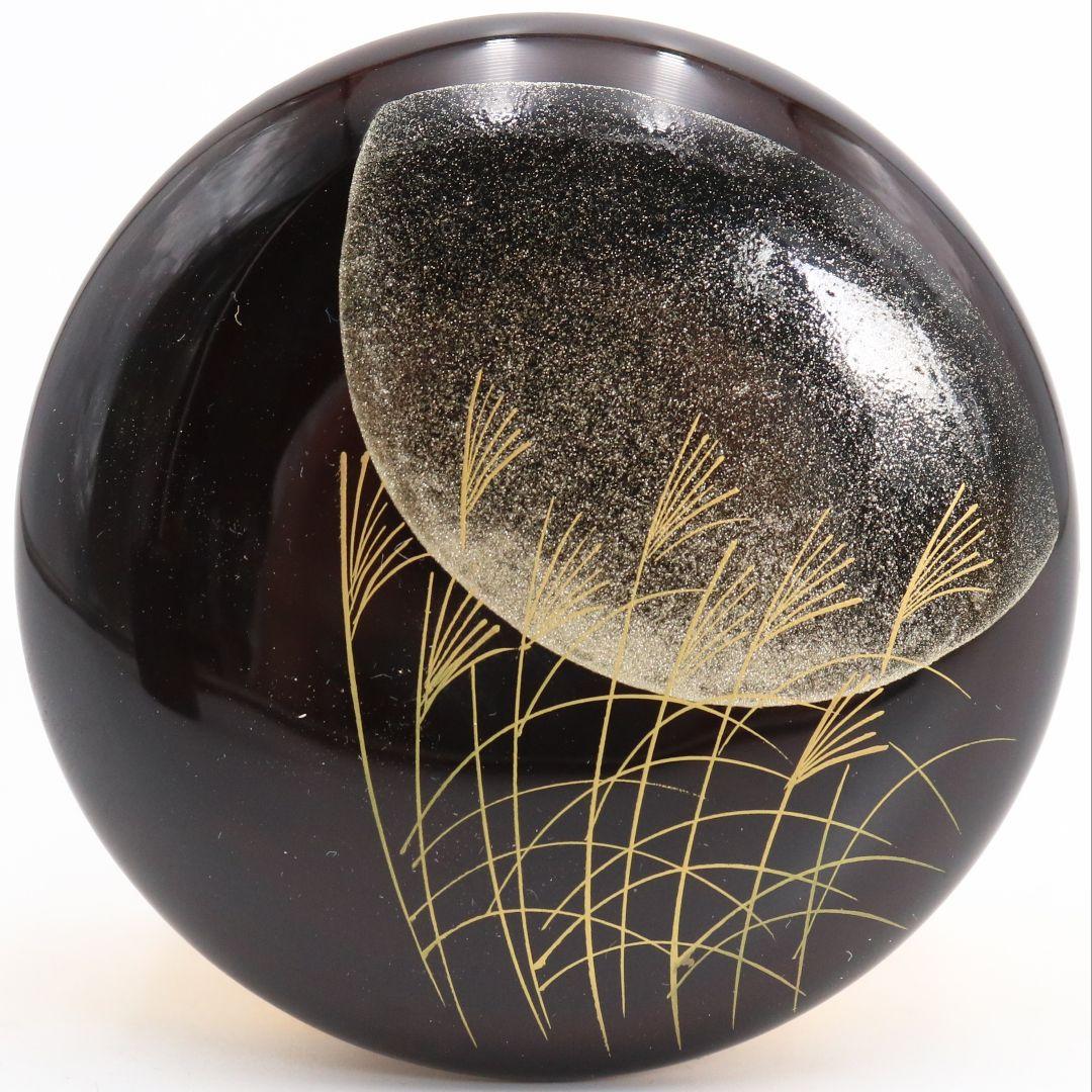 佐々木麗峰作 三詠茶器 雪月花 薄茶器 金輪寺 茶道具 共箱　AP590　NT9