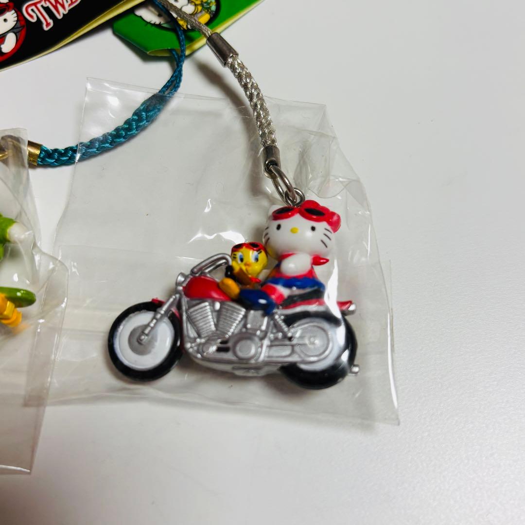 サンリオ　ハローキティ　根付　Tweety&kitty