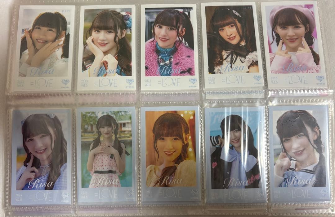 =LOVE 音嶋莉沙 ミニフォト IDフォト トレカ まとめ売り イコラブ