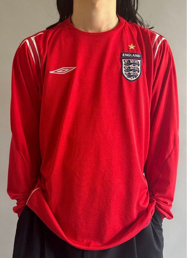 【USED】 UMBRO ENGLAND Soccer Shirt