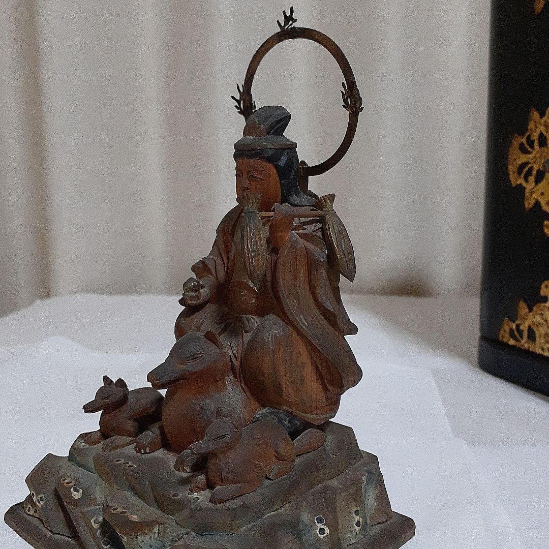 荼枳尼天尊　仏像　厨子