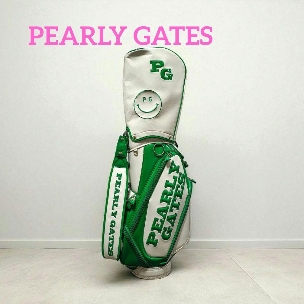 PEARLY GATES パーリーゲイツ キャディバッグ グリーン/ホワイト