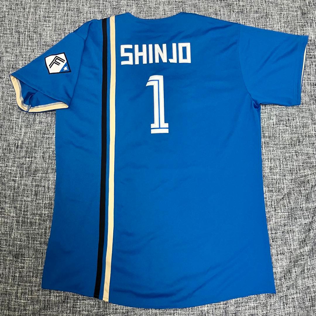美品SHINJO 新庄剛志 ビジター ユニフォーム LLsize 送料込 グッズ