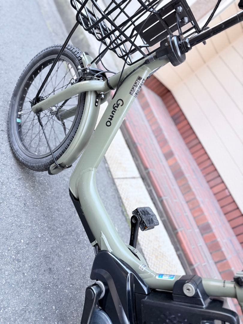 子供乗せ　パナソニック　GYUTTO 電動アシスト自転車 チャイルドシート付き