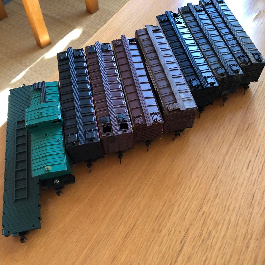 HOゲージ米国型貨物車両９両セット