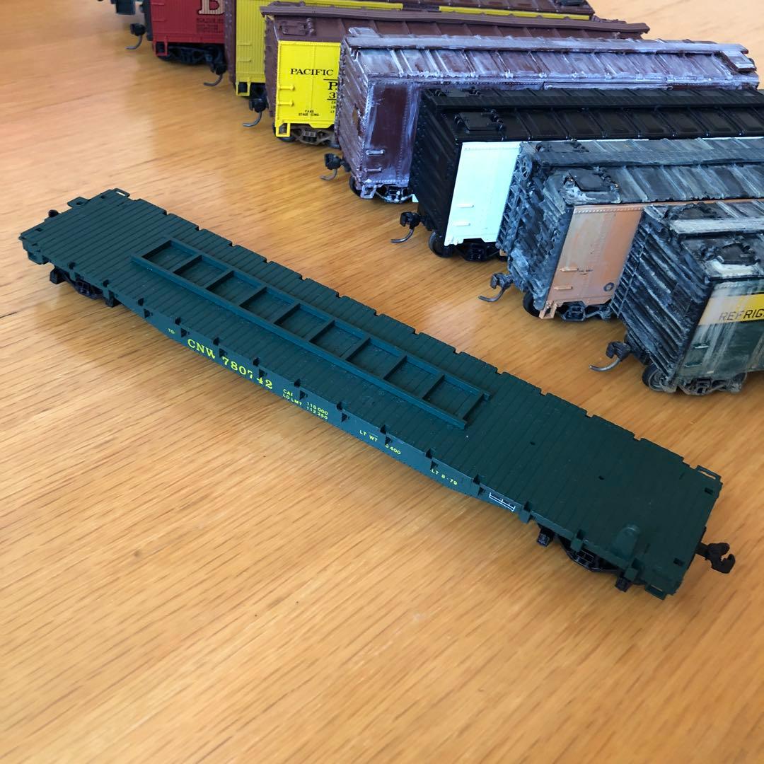 HOゲージ米国型貨物車両９両セット