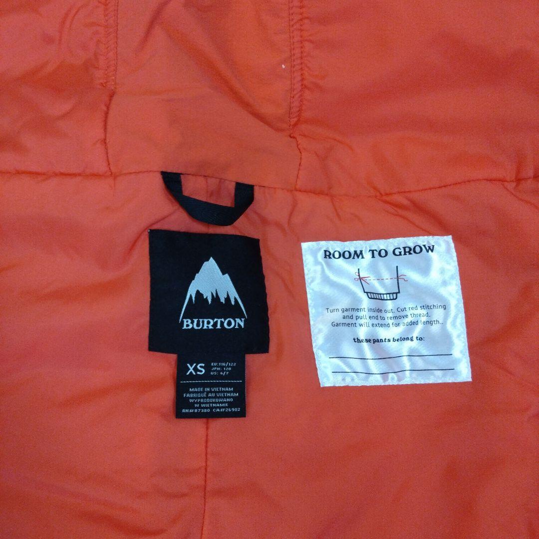 BURTON キッズスノーボードウエア上下 XS 110cm
