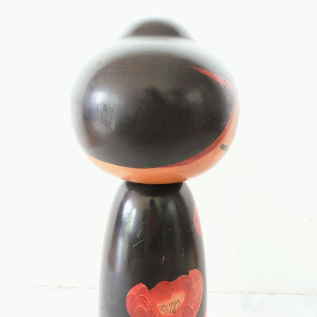 特大こけし42cm　内閣総理大臣受賞作家「渡辺正雄 寒椿B」