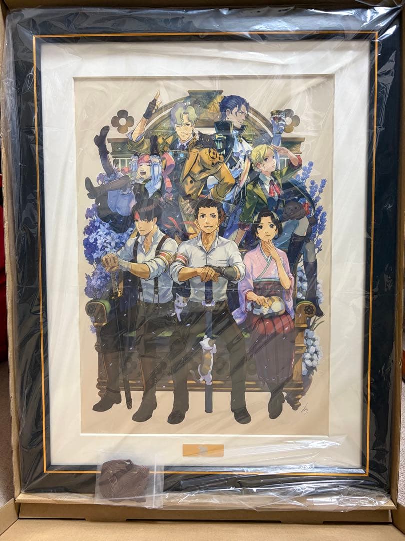 逆転裁判　20周年　塗和也　描き下ろし　キャラファイングラフ　大逆転裁判