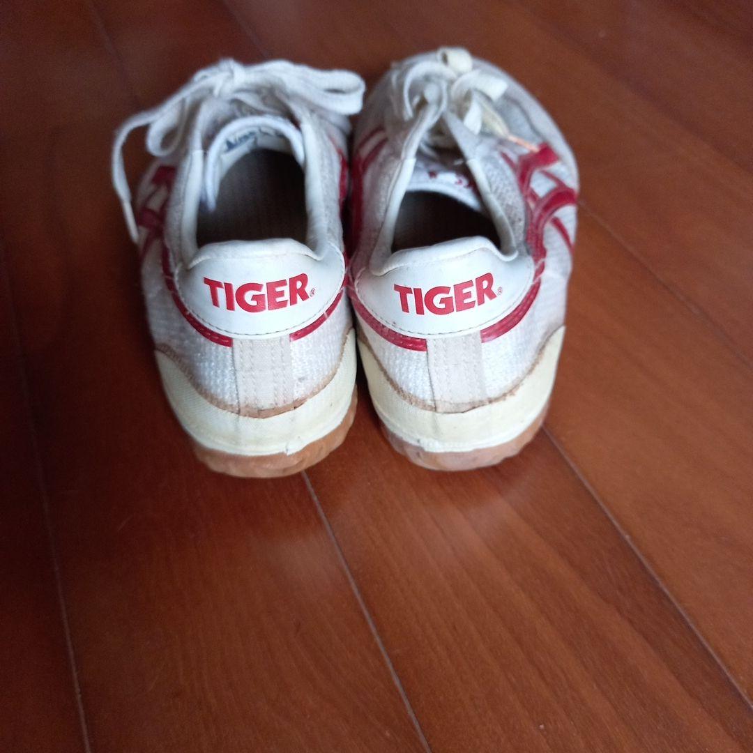 ASICS TIGER スニーカー ホワイト/レッド 日本製 昭和