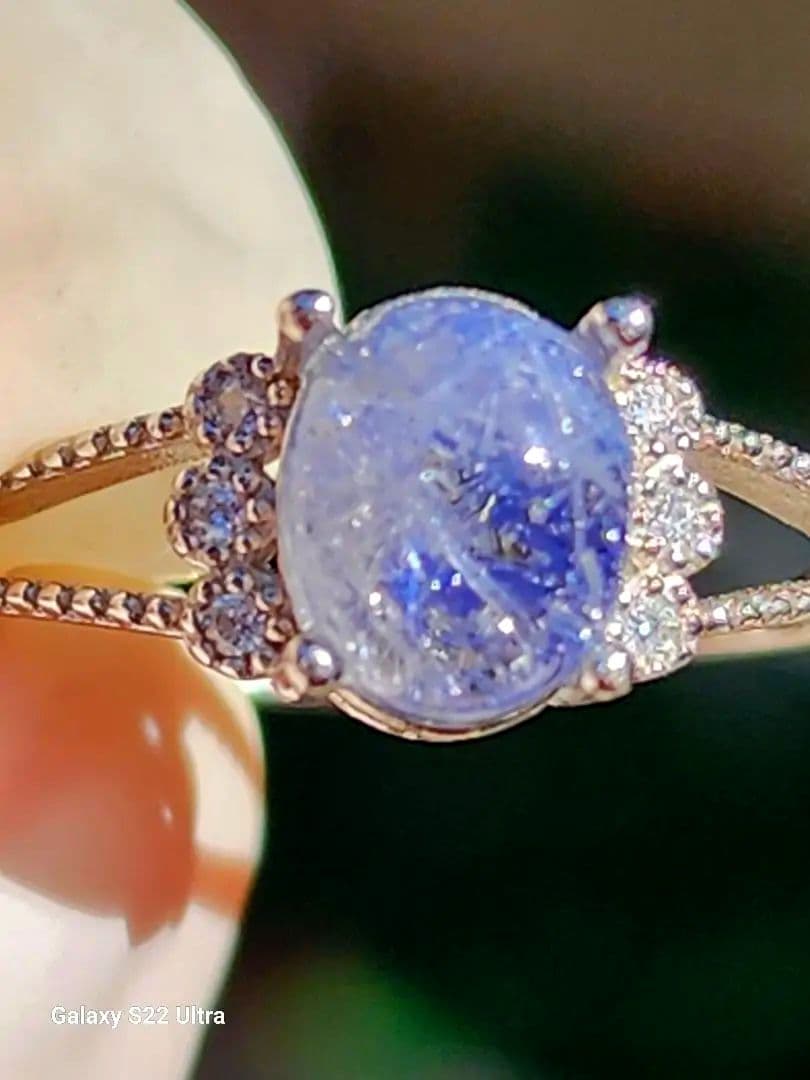 (S925)ブルールチルクォーツ デュモルチェライト 4セット