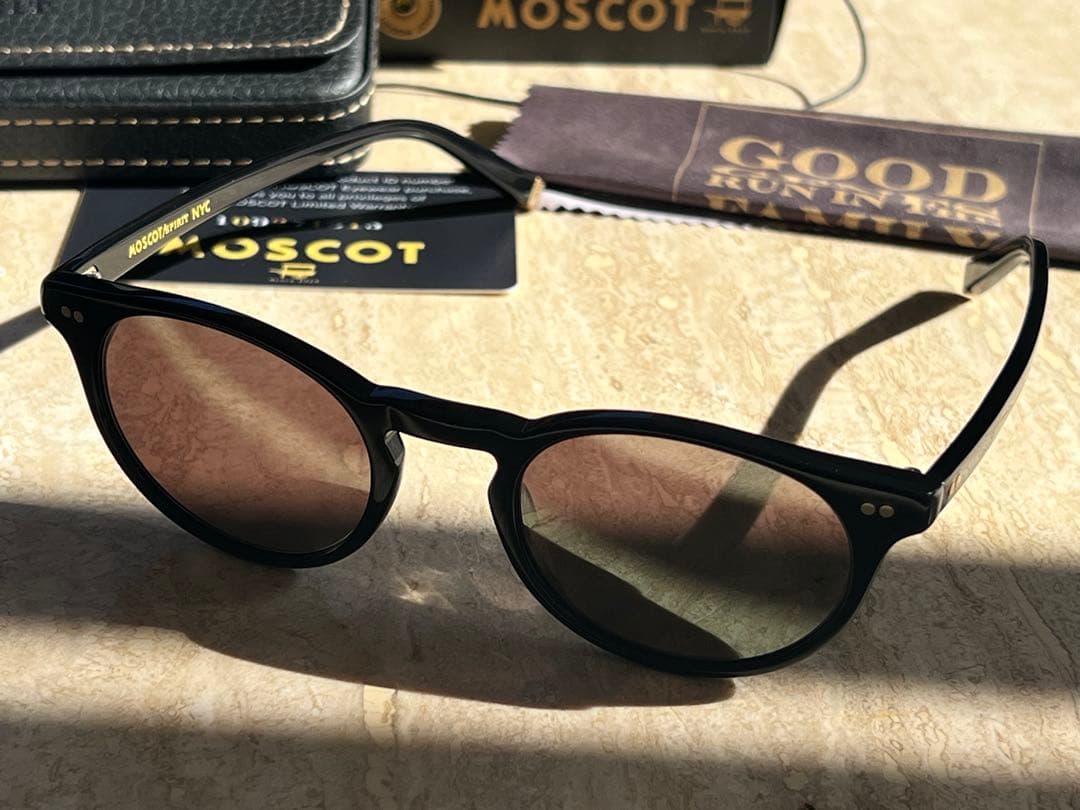 長渕剛さん着用モデル　高級サングラス　整理No95 moscot