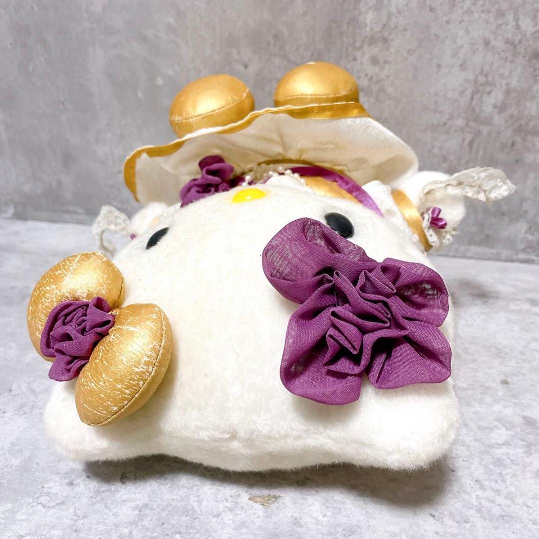 希少 サンリオ ハローキティ 招き猫 特大ぬいぐるみ 2007 はろうきてぃ